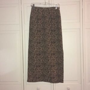 Talbots cheetah maxi skirt. Size 4